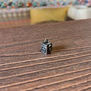 Sterling Silver Charm- Prayer Box